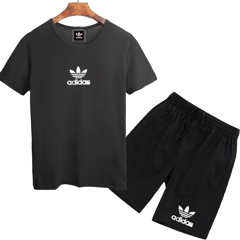 夏季熱銷款 男生套裝 Adidas 愛迪達 跑步套裝 短袖套裝 短褲 套裝 五分褲 上衣 短袖T恤 短T+短褲