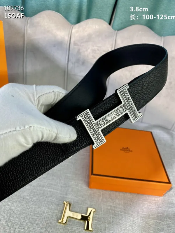 HERMES 愛馬仕 H字母 皮帶 男生皮帶 腰帶 男生 頭層牛皮皮帶 耐折不掉皮