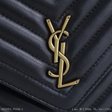 Y家最新V型絎縫雙肩包經典字母logo搭配金屬五金前袋的V型縫線充
