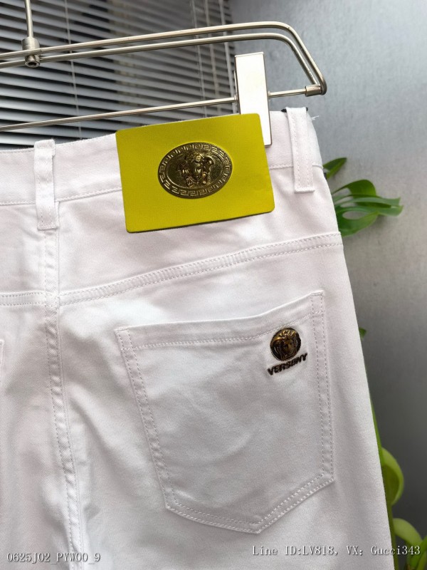 范思哲2022春夏最新品牛仔褲出入專賣店無壓力專櫃熱銷款品味與價