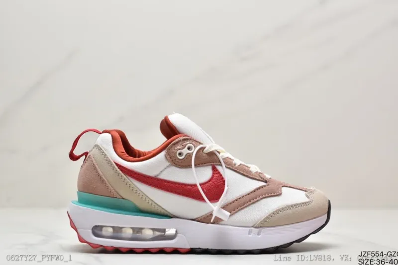 真标NikeAIRMAXDAWN全新配色灰白气垫板鞋为我们带来了新的外底和