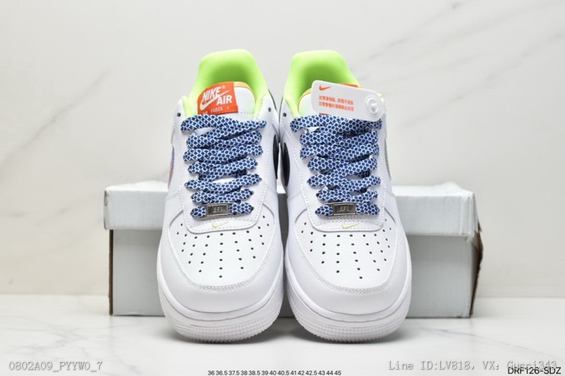 真耐克NikeAirForce1Low空一低百搭休板鞋柔