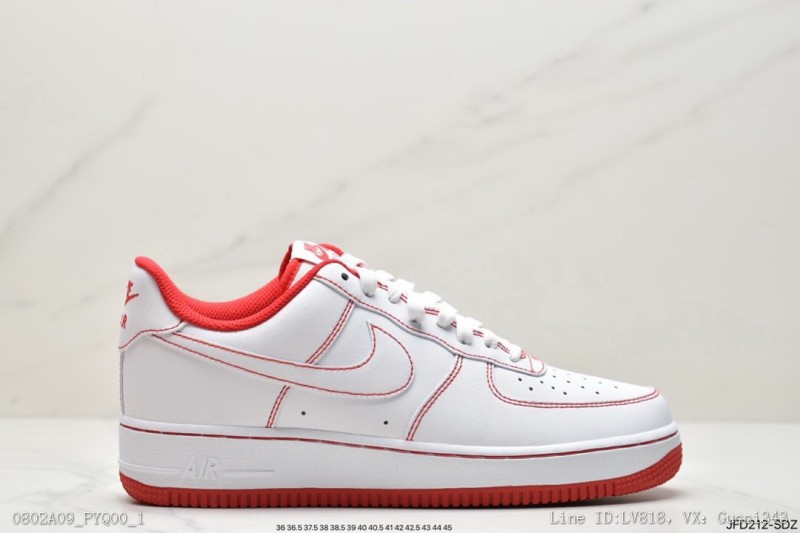 公司耐克NikeAirForce1空一白低休板鞋官方同步原