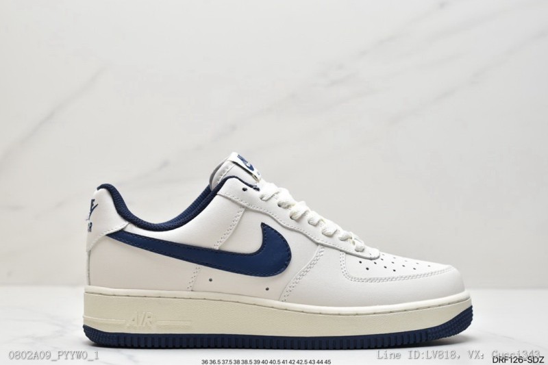 真耐克NikeAirForce1Low空一低百搭休板鞋柔