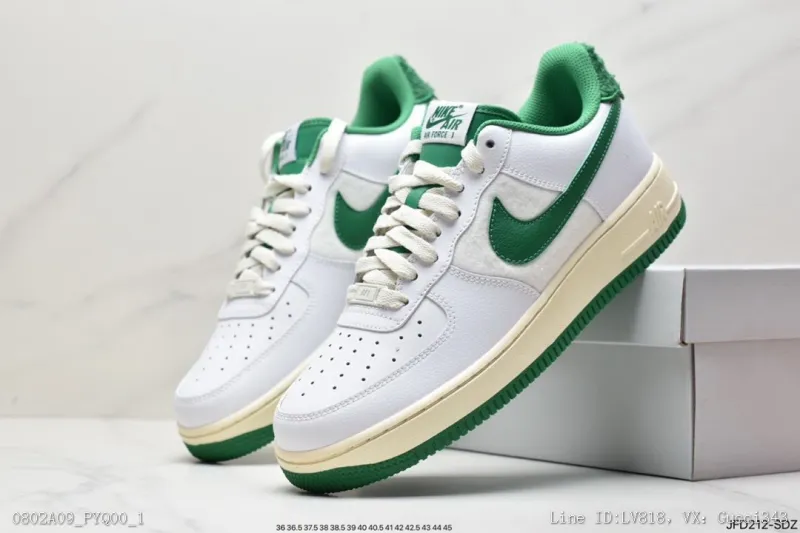 公司耐克NikeAirForce1空一白低休板鞋官方同步原