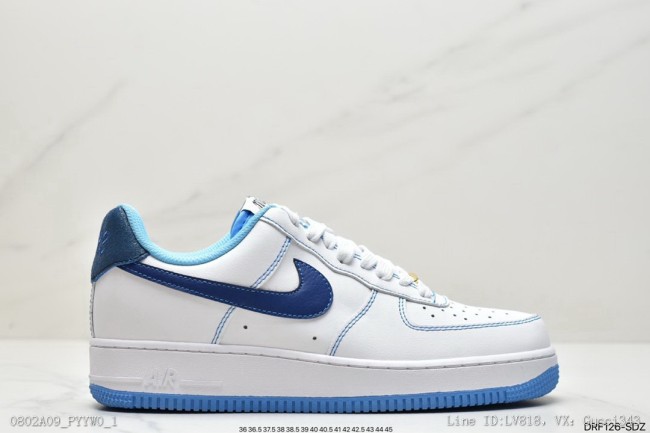 真耐克NikeAirForce1Low空一低百搭休板鞋柔