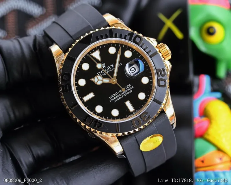 官網新款勞力士游艇名仕YACHT-MASTER42mm黃金游艇正品開模搭配2836機
