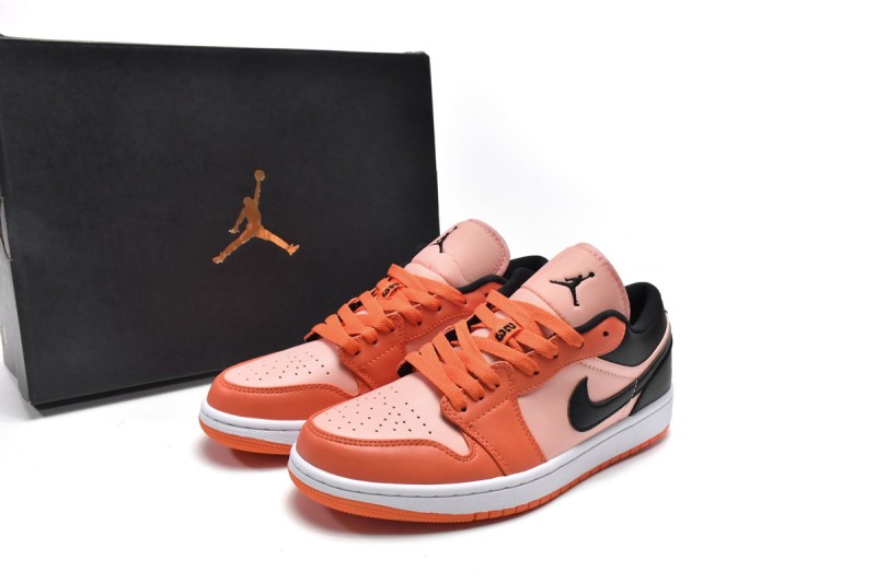 黑粉橙 喬丹1代低幫 DM3379-600 Air Jordan 1 Low Orange Black 01 40-46