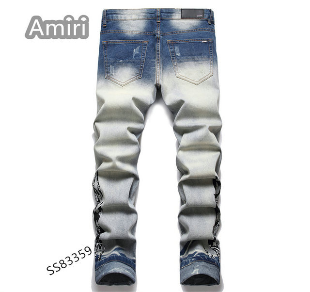 Amiri 男士牛仔褲 長褲 補丁長褲 牛仔褲