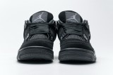 黑貓 牛巴革喬丹4代籃球鞋 CU1110-010 Air Jordan 4 Retro 「Black Cat」