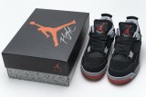 黑紅 牛巴革喬丹4代籃球鞋 308497-060 Air Jordan 4 Retro Bred 024