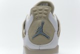白金 頭層皮喬丹4代籃球鞋 487724-118 Air Jordan 4 Retro Sand Linen 023