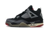 黑紅OW 頭層皮喬丹4代籃球鞋 CV9388-001 OFF White x Air Jordan 4 Bred 027