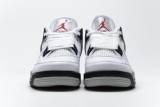 白水泥 頭層皮喬丹4代籃球鞋 840606-192 Air Jordan 4 Retro White Cement 001