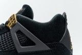 黑金 牛巴革喬丹4代籃球鞋 308497-032 Air Jordan 4 Retro 「Royalty」