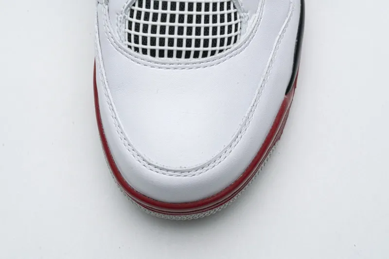 火焰紅 頭層皮喬丹4代籃球鞋 DC7770-160 Air Jordan 4 「Fire Red」024