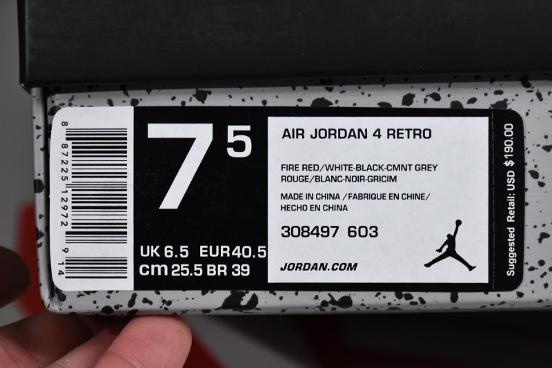 憤怒的公牛 頭層皮喬丹4代籃球鞋 308497-603 Air Jordan 4 Retro Toro Bravo 21