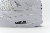 白紫 頭層皮喬丹4代籃球鞋 CT8527-115 Air Jordan 4 Retro 「Metallic Purple」