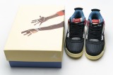 UN聯盟 喬丹4代籃球鞋DC9533-001 Union LA x Air Jordan 4 Retro SP Off Noir Black 027