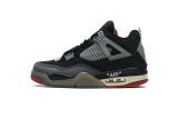 黑紅OW 頭層皮喬丹4代籃球鞋 CV9388-001 OFF White x Air Jordan 4 Bred 027