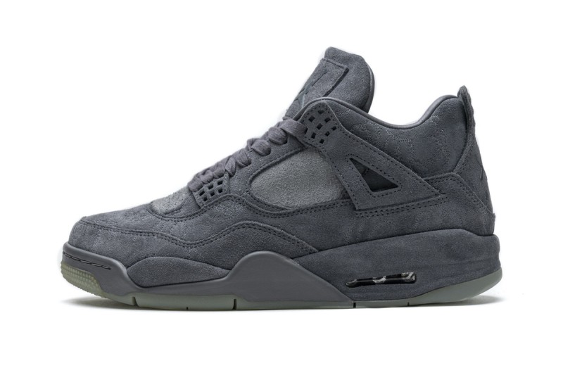 KAWS聯名 全麂皮喬丹4代籃球鞋 930155-003 KAWS X Air Jordan 4 Retro 017