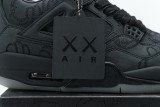 KAWS黑 全麂皮喬丹4代籃球鞋 930155-001 Air Jordan 4 Retro KAWS Black 017