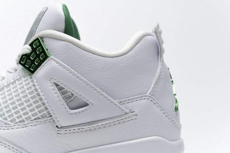 白綠 頭層皮喬丹4代籃球鞋 CT8527-113 Air Jordan 4 Retro 「Metallic Green」