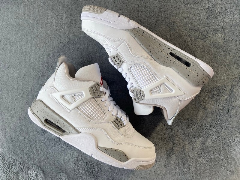 白奧利奧 公司級喬丹4代籃球鞋 CT8527-100 Air Jordan 4 White Oreo 01