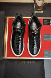 Philipp Plein PP高板鞋 男士最新款休閑鞋 全羊皮內裏
