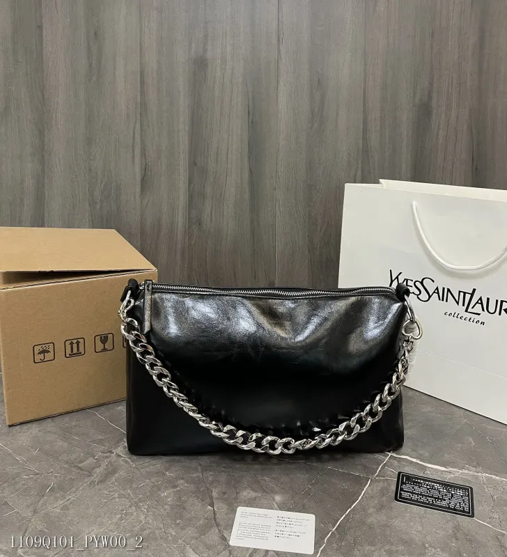 YSL腋下斜挎包  大tote感覺太溫柔了簡直  隨意搭配都出彩#ysI3621cm