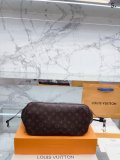 刺繡  Lv Louis Vuitton 購物袋 牛皮 L家 Neverfull 購物袋
