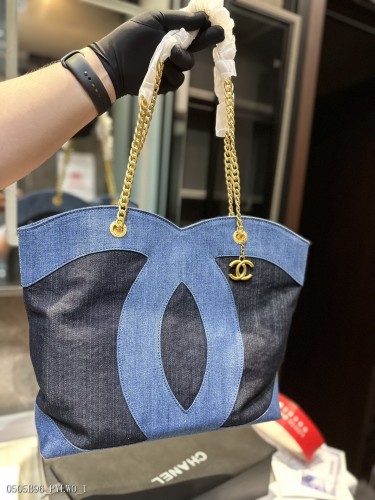 chanel牛仔tote包包