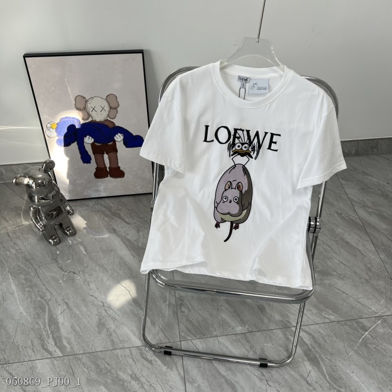 Loewe2023聯名款宮崎駿龍貓千與千尋短袖T恤