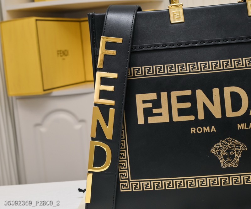 fendi Byversace聯名款托特火熱襲來亞克力高級雙手提包