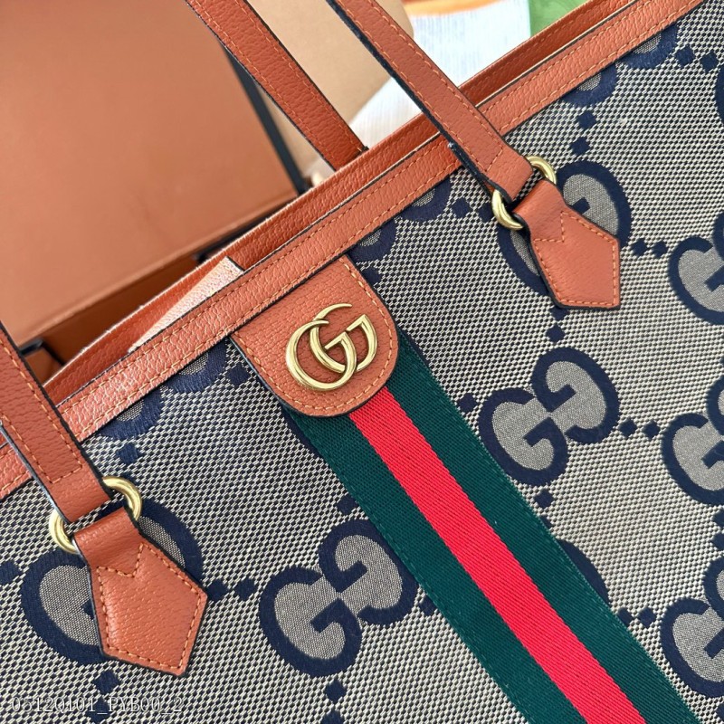 Gucci22新配色燕麥色Tote包購物袋