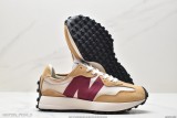 NB327NewBalance327復古先鋒MS327系列復古休閑運動慢跑鞋，上世紀70年代的意大利街頭風格
Size:36-45（半）