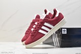 adidas OriginalsCampus80s米白綠鞋身采用絨面皮料搭配白色常規皮革