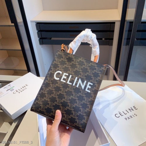 Celine爆款老花系列～迷你購物袋托特包