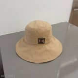 Chanel新款漁夫帽，超仙女帽型，米白卡其兩色，頭圍