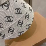 Chanel空頂遮陽帽，多種折疊，魔術貼調節