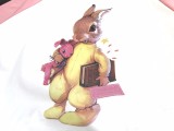 超好看彼得兔插肩兔子T恤袖子采用撞色插肩搭配胸前兔子原版数码直喷工艺