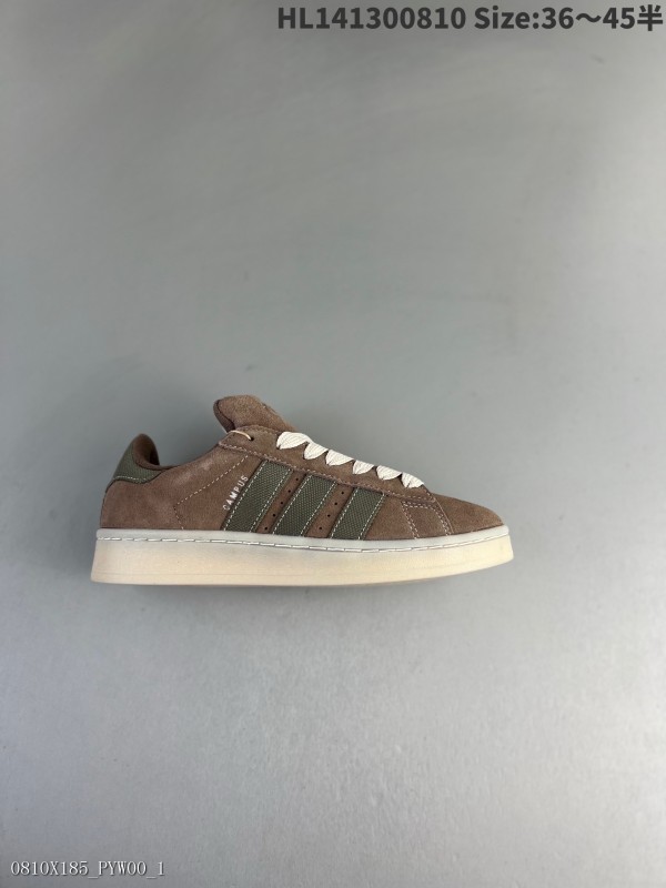 Adidas OriginalsCampus00s學院系列 面包風經典復古低幫百搭休閑運動板鞋