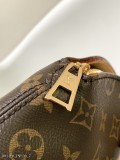 LV頂級原單本款Ellipse小號手袋糅合Monogram帆布、皮革飾邊和金屬件