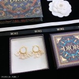 DiorCD字母珍珠耳釘同款材質925銀針dior耳環