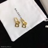 原單貨新品巴黎世家Balenciaga新款金色耳釘耳環