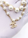 Chanel高品質爆款雙層珍珠項鏈