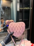 miumiu褶皺愛心包 可可愛愛小巧玲瓏 優雅精致仙女必備款