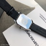 ARMANI/阿瑪尼，AR11148。官網最新款兩針小方形表盤簡單時尚