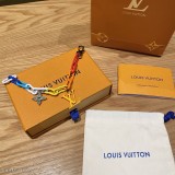 LV路易威登LouisVuitton限量款彩虹炫彩手鏈情侶款