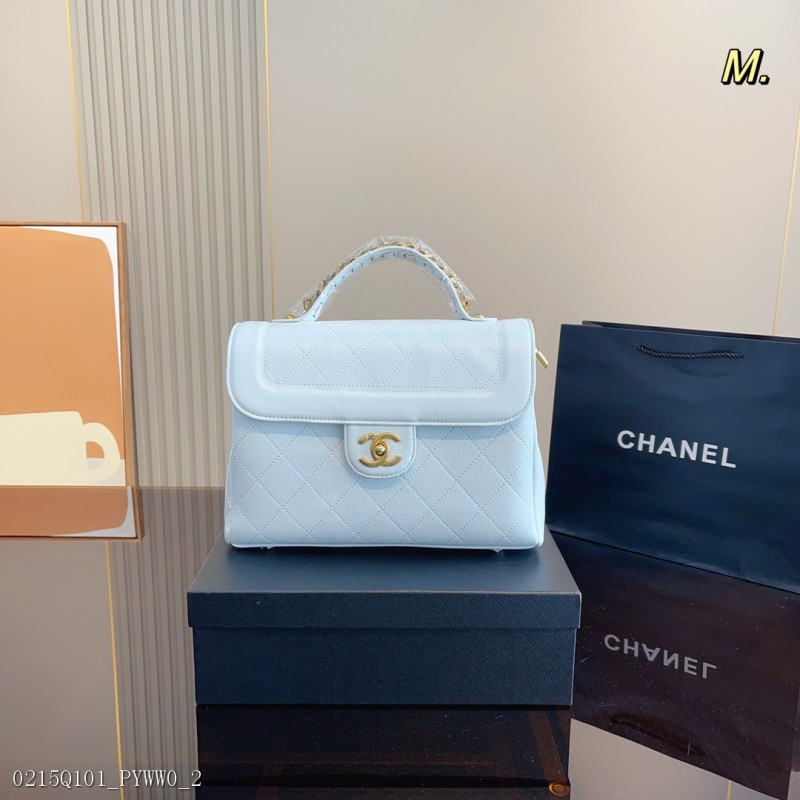 香奈兒/Chanel爆款手提菱格斜挎包手感超級好